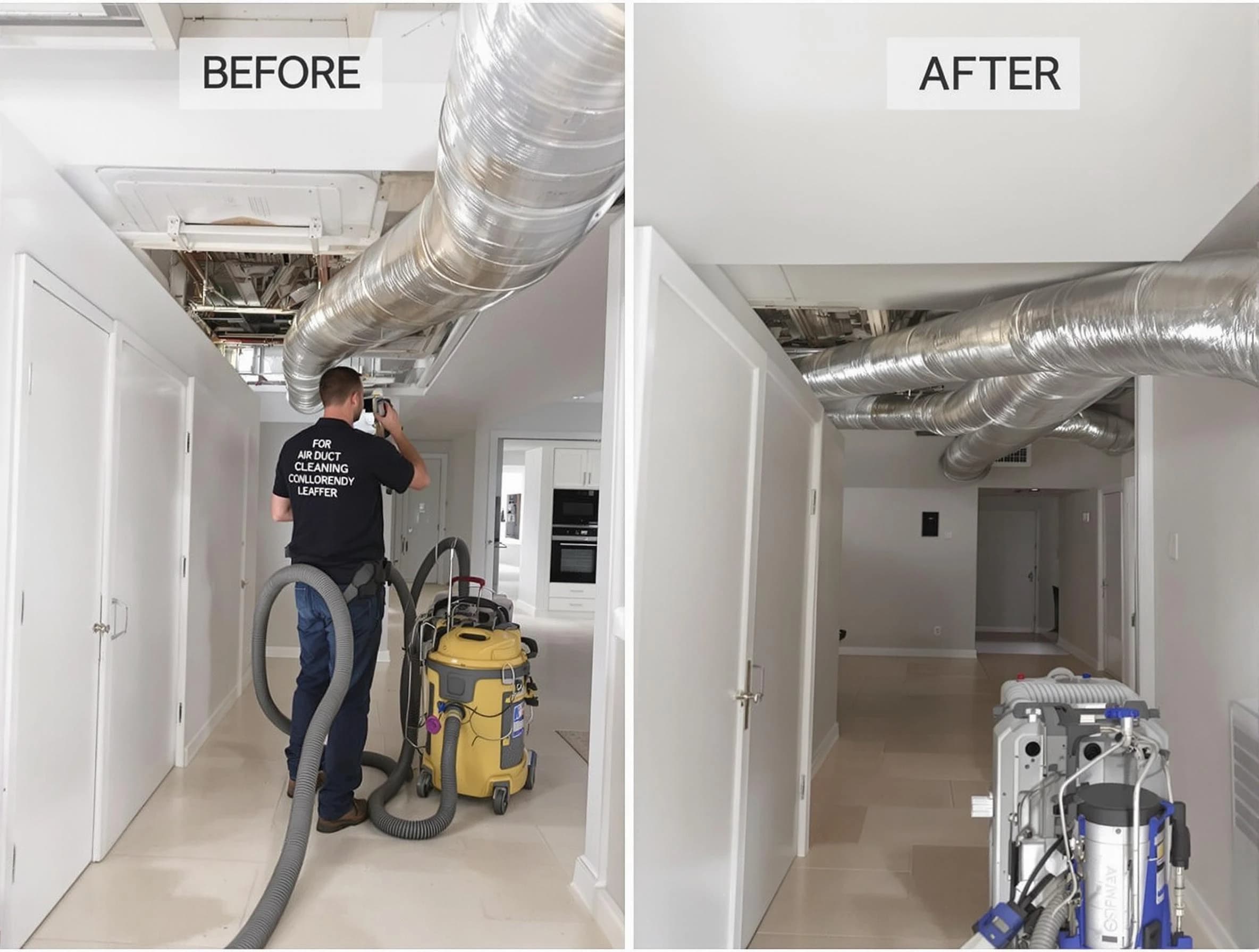 Bonanza Air Duct Cleaning professional performing thorough air duct cleaning in Bonanza