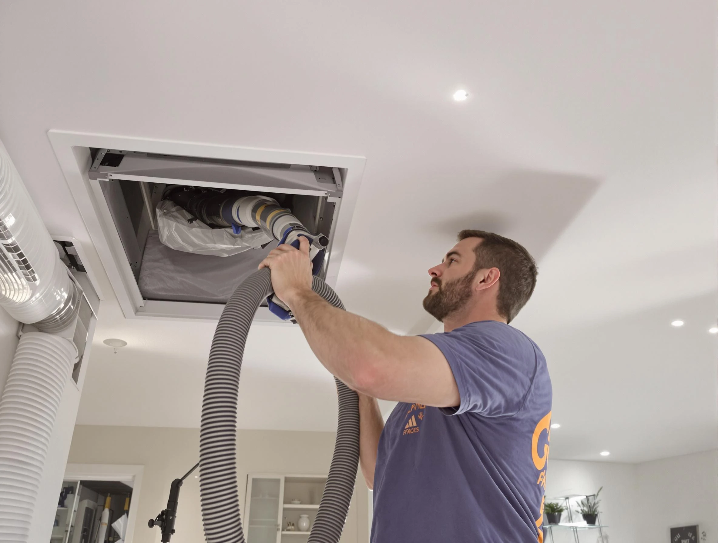Precision indoor duct cleaning by Bonanza Air Duct Cleaning in Bonanza