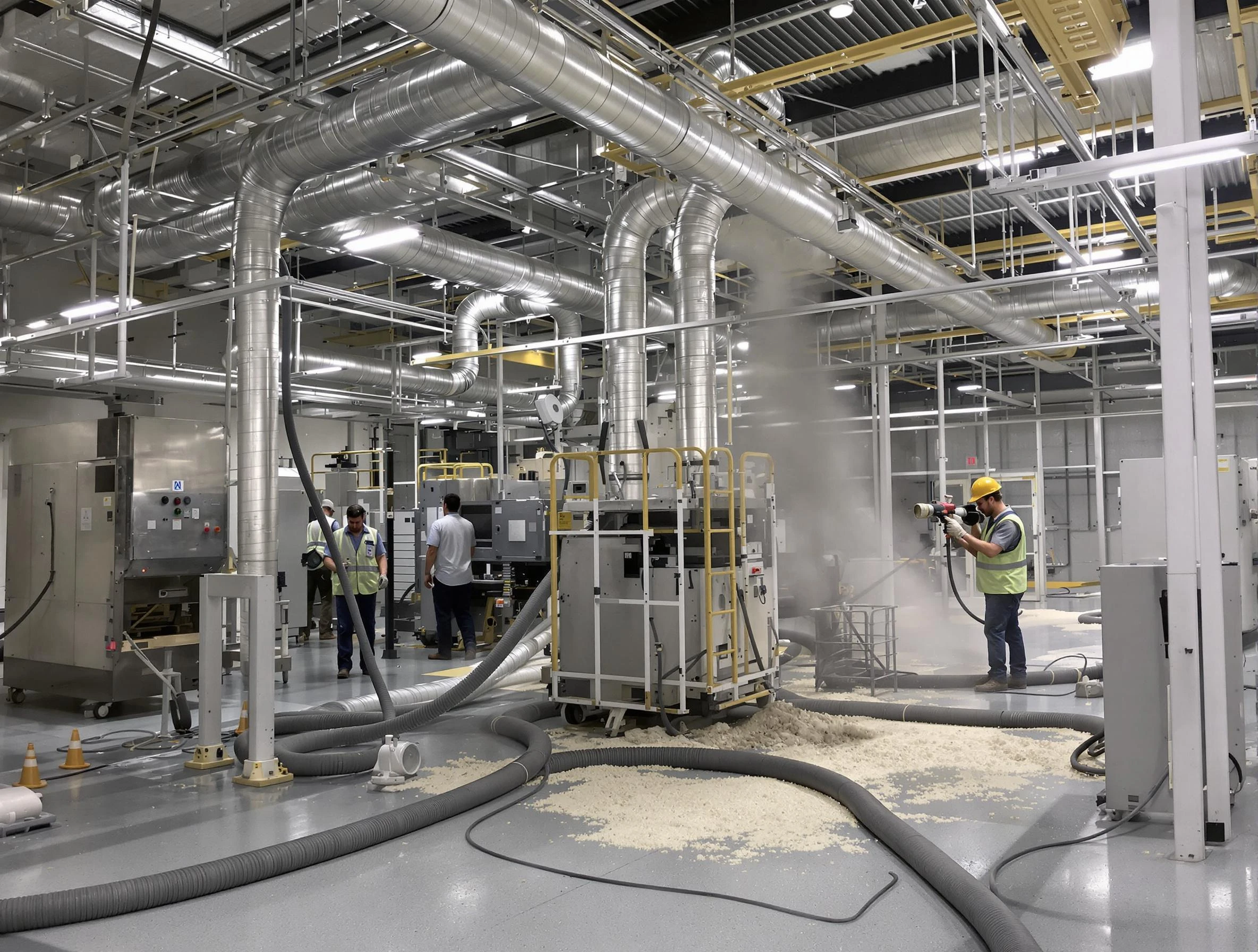 Heavy-duty industrial duct cleaning by Bonanza Air Duct Cleaning in Bonanza